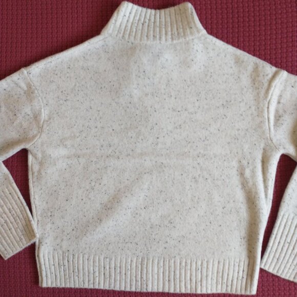 Express Easy Lace Up Mock Neck Sweater in Ivory NWT - Picture 14 of 14